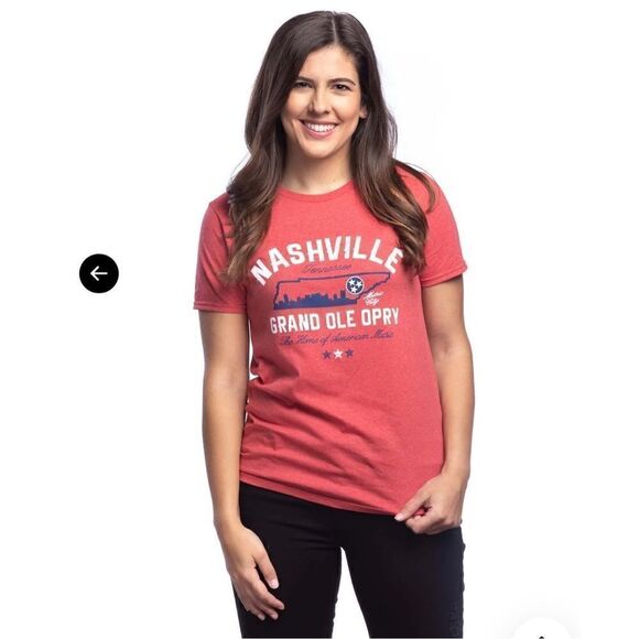 Nashville Red Grand Ole Opry TShirt, Small - Picture 1 of 8